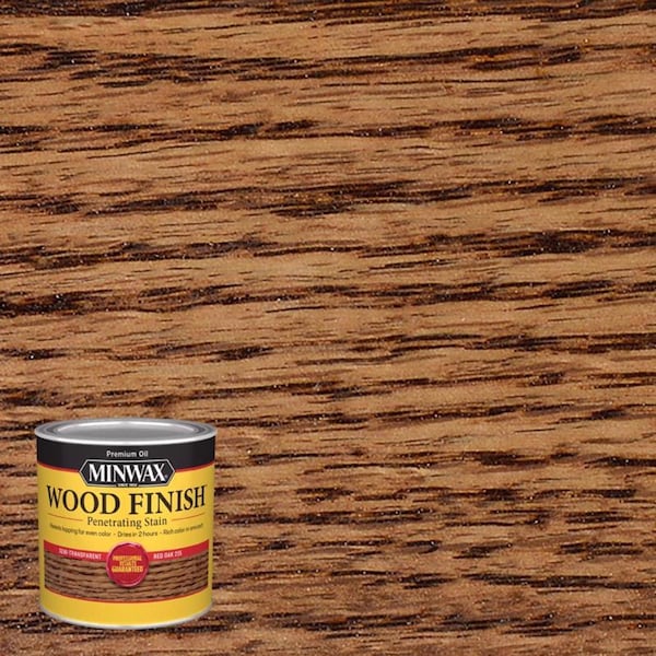 Minwax Wood Finish Semi-Transparent Red Oak Oil-Based Penetrating Wood Stain 1/2 pt 221504444 - main